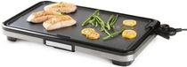 DOMO DO9263G, surface XXL 55 x 30,5 cm, 2200W, acier inoxydable de haute qualité, revêtement antiadhésif