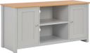 vidaXL Meuble TV 120x39x58 cm gris