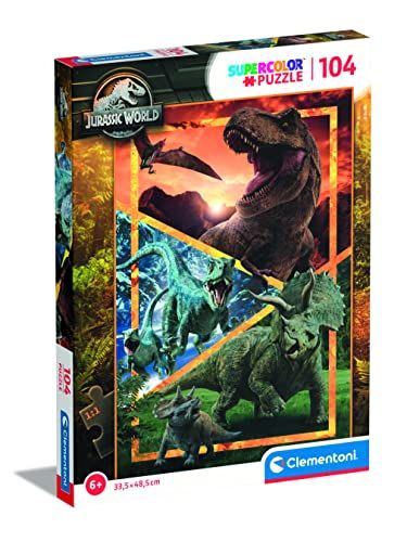 Clementoni Jurassic World Super kinderpuzzel 104 stukjes - vanaf 6 jaar (27181)