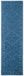 Safavieh Hedendaags vloerkleed voor woonkamer, eetkamer, slaapkamer, Dip Dye collectie, laagpolig, marineblauw, 68 x 213 cm