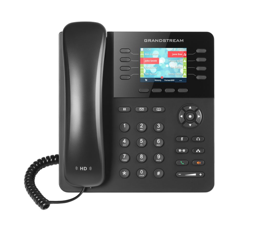 Grandstream GXP2135 IP Phone - Black - 8 Lines - TFT Display