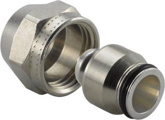 Uponor NL koppeling voor vsh / bonfix knelfittingen 16x15 K metaal
