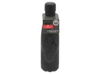 Athletic Club Waterfles van staal, jerrycan, luchtdicht, 550 ml, zwart, officieel product (CyP Brands)