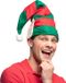 Boland Kerstmuts Elf - Rood/Groen - Synthetisch haar - Unisex - Volwassenen