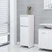 Maison Exclusive - Armoire de salle de bain, blanc, 30x30x95 cm, en panneaux de fibres de bois