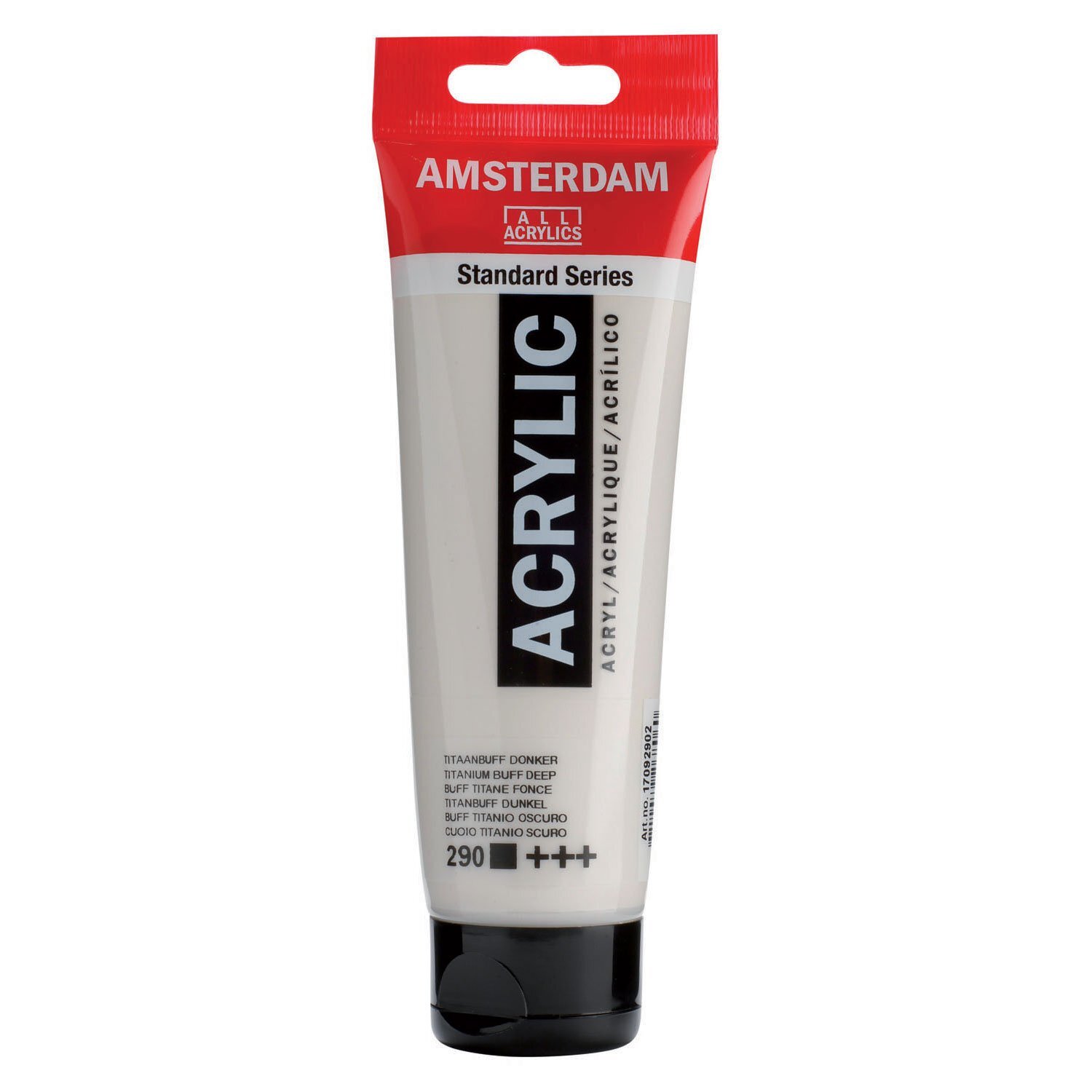 Amsterdam Standard tube 120 ml Titaanbuff donker dekkende acrylverf titaan buff donker