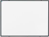 Smit Visual Whiteboard 60x90 cm Softline Emailstaal - 8mm Zwart aluminium frame