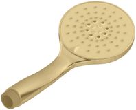 Hotbath Mate M376 handdouche 13cm rond met 3 standen geborsteld messing PVD