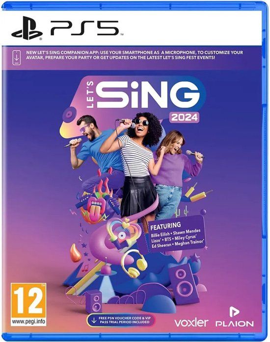 Let's Sing 2024 - PS5 - Standard Edition - PlayStation 5 - Blu-ray