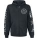 Blackcraft Cult Evil Eye Bonfire FB Zip Hoodie - M tot 5XL - voor Mannen - zwart