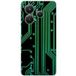 Xiaomi Bedrukt siliconen hoesje compatibel met Xiaomi Redmi Note 14 5G Texture circuit geek