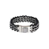 iXXXi Men-Remy-Heren Armband Zilver Mat
