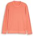 Tom Tailor - Shirt met lange mouwen en wafelstructuur - Maat XL - Wild Coral