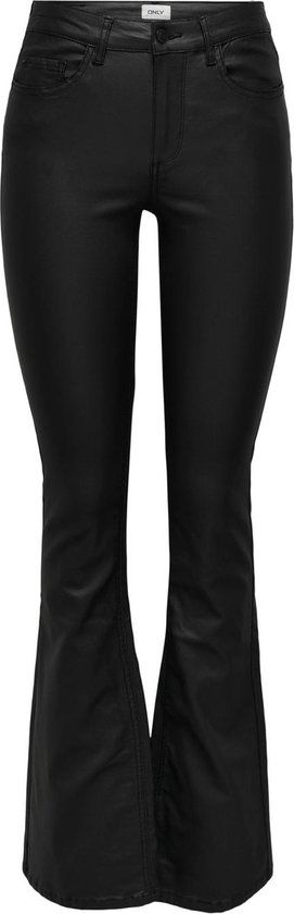ONLY ONLBLUSH MID FLARED COATED PNT NOOS Women's Trousers - Size XS X L32