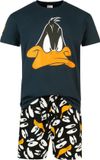 Looney Tunes Insane Duffy Duck Pyjama meerkleurig Katoen - Mannen - 3XL