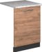 Vicco Fame-Line Panneau avant de lave-vaisselle – 60 cm, WB Marbre Chêne doré puissant