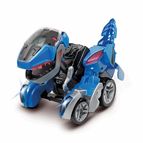 VTech Switch and Go Dinos RC T-Rex, Dino autotransformator met afstandsbediening, 2-in-1 speelgoed met Dino-stem, geluids- en lichteffecten, voor kinderen van 3 tot 8 jaar