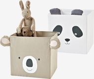 Vertbaudet Set met 2 stoffen bakken Panda koala Beige