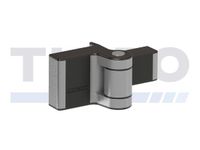 Puma Compact 2-dimensionaal verstelbaar 180° opbouwscharnier - Noir