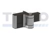 Puma Compact 2-dimensionaal verstelbaar 180° opbouwscharnier - Noir