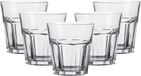 Urban Living Verres à eau Vegas - verre transparent - 6x pièces - 270 ml