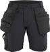Blåkläder Short de travail femme 4-way stretch 71241645 Noir