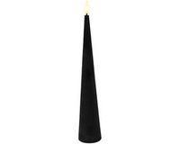 Countryfield LED kegelkaars speelgoed rustiek zwart 29,5cm decoratie