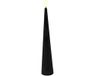 Countryfield LED kegelkaars speelgoed rustiek zwart 29,5cm decoratie