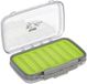 Traper Fly Silikon Peine Double Boîte de rangement transparente 12,5 x 10 x 4,2 cm