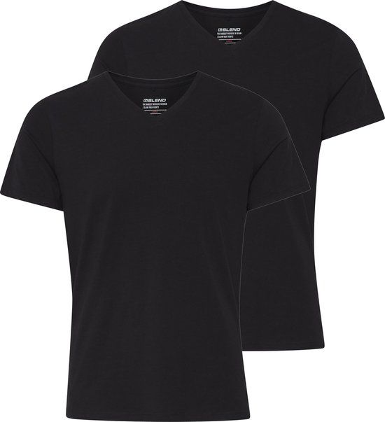 Blend BHDinton V-neck tee 2-pack - Black - L