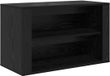 vidaXL Schoenrek 75 x 35 x 45 cm Bewerkt hout Zwart eiken