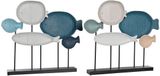DKD Home Decor Decoratieve figuren Multicolour Spiralen Mediterrane (2 Stuks)