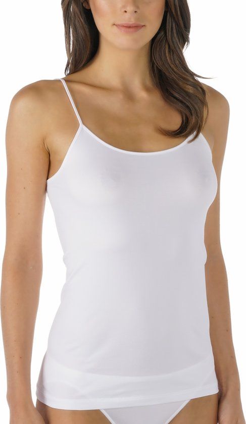 Mey Dames Spagetti Hemdje Emotion 55201 - Wit - Maat 42