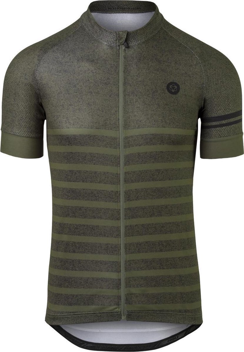 AGU Melange Fietsshirt Essential Heren - Groen - L