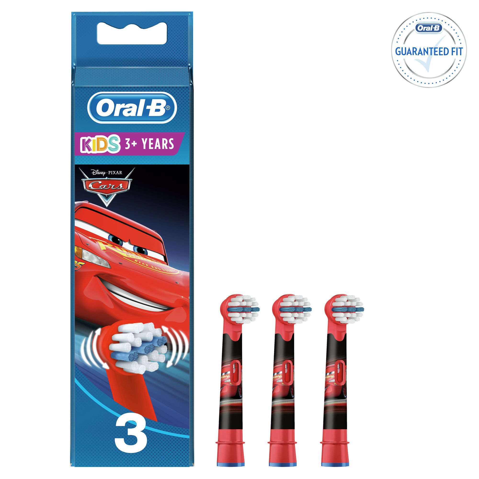 Oral-B Kids Opzetborstels - 3 stuks - Meerkleurig