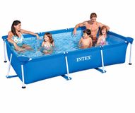 Merkloos Intex Metal Frame Pool - 300x200x75 cm + Afdekhoes