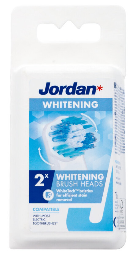 Jordan Whitening Brush Heads Opzetborstels 2-pack