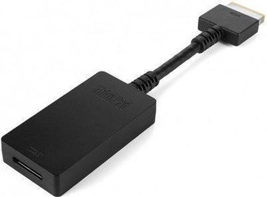 Lenovo 4X90J40422 OneLink+ naar OneLink kabeladapter Zwart