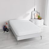 Hoeslaken Elegant Hoeslaken, 35 cm, Wit, Frans Bed
