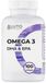 LUTO Supplements Huile de poisson Oméga 3 avec DHA & EPA – 515 mg d'huile de poisson par gélule – 165 mg EPA / 125 mg DHA + Vitamine E – 100 gélules – Pur & Nettoyé