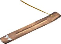 DKD Home Decor Wierook Houder Mangohout (6,5 x 30 x 0,5 cm) (6 Stuks)
