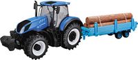Tobar New Holland T7HD Tractor met blokhanger, schaal 1:32, blauw