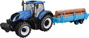 Tobar New Holland T7HD Tractor met blokhanger, schaal 1:32, blauw