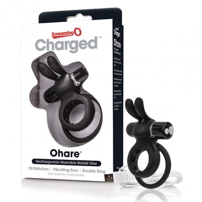 The Screaming O - Charged Ohare Rabbit Vibe Zwart