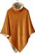 De Witte Lietaer Teddy Fleece Poncho Ganges - Copper - 86 x 86 cm - Polyester
