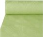 Haza vert lichtgroen damast papier tafelkleed rol 800 x 120 cm