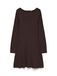 VERO MODA Jurk 'VMGOLD LUX' chocoladebruin