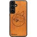 Bewood Coque en bois pour Samsung Galaxy S24 FE 5G Lis Merbau