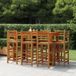 Maison Exclusive - Ensemble de jardin, composé de 9 pièces, en bois d'acacia massif