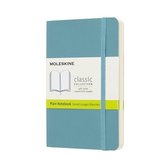 Moleskine Classic Notitieboek Soft Cover - Pocket - Blauw - Blanco